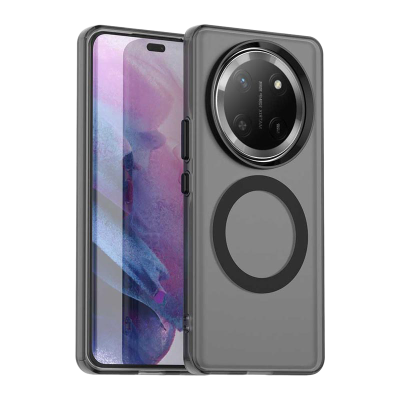 可波 适用于oppo reno13圆支架极光磨砂壳防摔壳oppo reno13pro支架防滑手机壳
