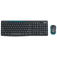 罗技(Logitech) MK276商用无线轻音键鼠套装全尺寸键盘办公专用