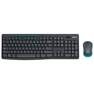 罗技(Logitech) MK276商用无线轻音键鼠套装全尺寸键盘办公专用