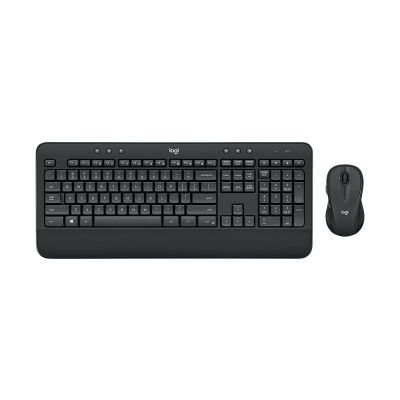 罗技(Logitech) MK545无线键鼠套装办公键鼠电脑键盘薄膜USB优联接收器 全尺寸 自带手托