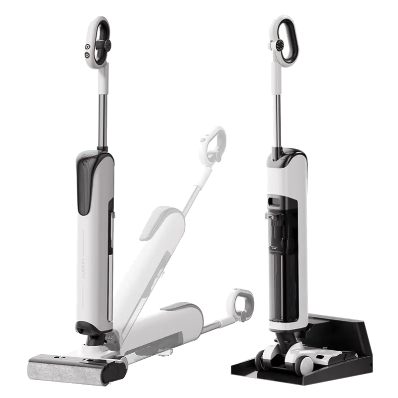 uwant友望洗地机云朵D100推入式平躺180°高温烘干除菌手持式自动清洗吸拖一体拖地机吸尘器