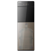 康佳饮水机立式家用冷热多功能全自动上置水桶办公室宿舍2025新款-双门棕色温热