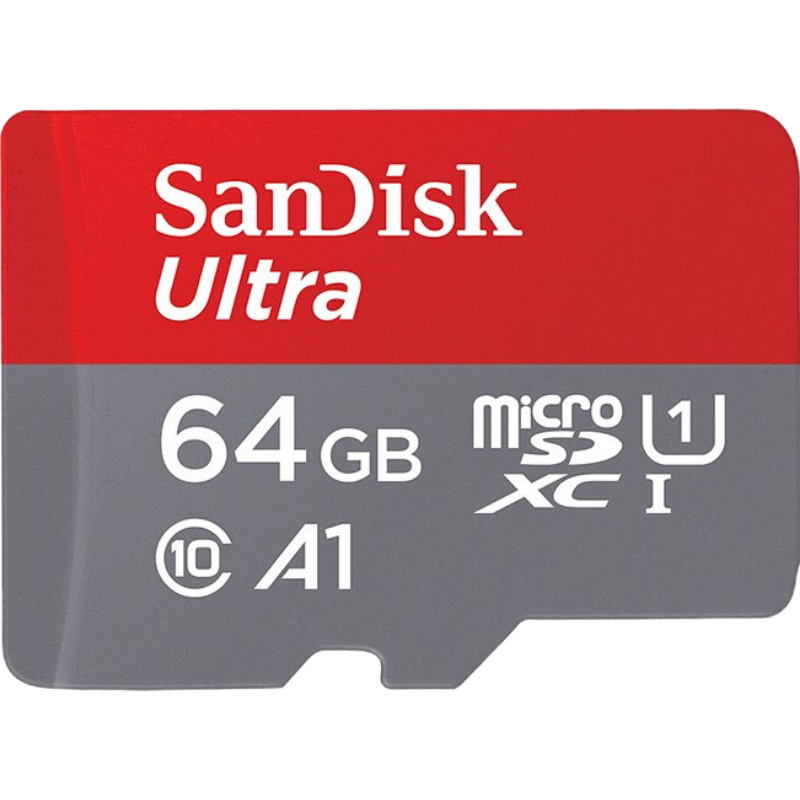 闪迪(SanDisk)64GB TF(MicroSD)内存卡 A1 U1 C10 至尊高速移动版存储卡读速140MB/s