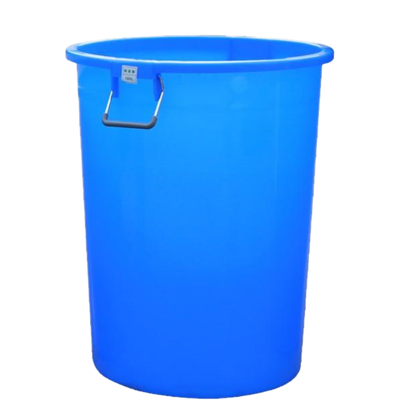 久佳承 圆形大号垃圾桶带盖 JJC-YXT-08 加厚160L蓝色 每个
