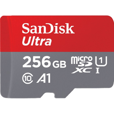 闪迪(SanDisk)256GB TF(MicroSD)内存卡 A1 U1 C10 至尊高速移动版存储卡 读速150MB