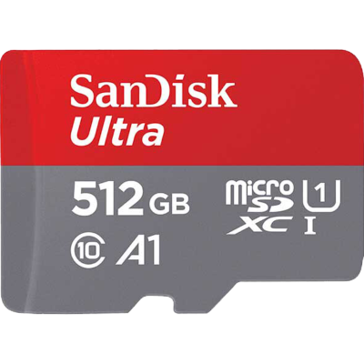 闪迪(SanDisk)512GB TF(MicroSD)内存卡 A1 U1 C10 至尊高速存储卡 读速150MB/s