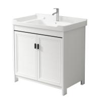 立柱式洗脸盆小户型卫生间三角立柱盆一体陶瓷迷你落地洗手盆阳台