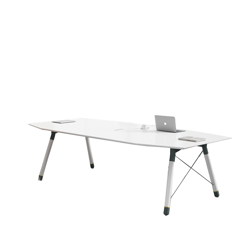 鑫金虎 简约现代会议桌椭圆形洽谈桌会议室长桌子1800*900*750mm