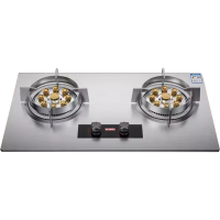 鱼跃星空大火力燃气灶双灶家用天然气厨房台式液化气嵌入式煤气灶_旗舰双九腔8.5kw无定时熄火保护_液化气