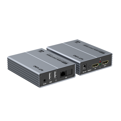 迈拓维矩 MT-EHK020 HDMI KVM光纤延长器单模单纤SC口光端机20KM带USB键鼠延长控制信号放大器