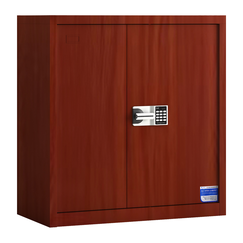 臻远 ZYJJ-80058 保密柜 红木纹单节智能密码锁 长900*宽420*高960 单位:1台