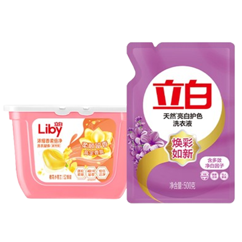 立白洗衣套装916g除污去渍xcl416-lb500-1
