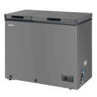 星星(XINGX) 218升榭湖银双温卧式冰柜冰箱冷藏冷冻大冷冻小冷藏预涂内胆自动减霜家商两用冷柜 BCD-218XR