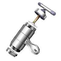 新型压面机家用小型面条机商用多功能擀面工具手动拉面切面条神器B7163