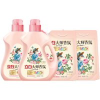立白洗衣液套装4kg温和去渍持久留香dsy1kg2p-2d