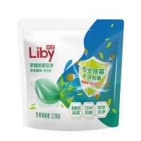 立白除菌除螨抑菌洁净浓缩洗衣液除菌洗衣凝珠30颗240g*2袋