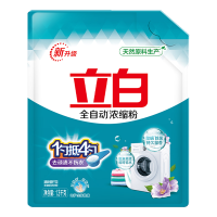 立白洗衣粉超强去污去渍无磷高效除菌除螨浓缩洗衣粉1.3kg*3袋