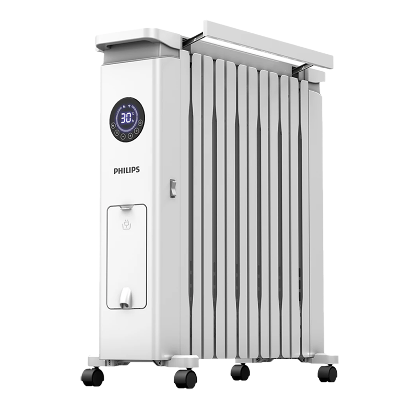 飞利浦(PHILIPS) 取暖器 电油汀家用电暖器片油丁防烫速热加湿电暖气机大面积12片AHR3144YS智能遥控款