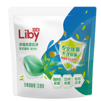 立白除菌除螨抑菌洁净浓缩洗衣液除菌洗衣凝珠30颗240g*1袋