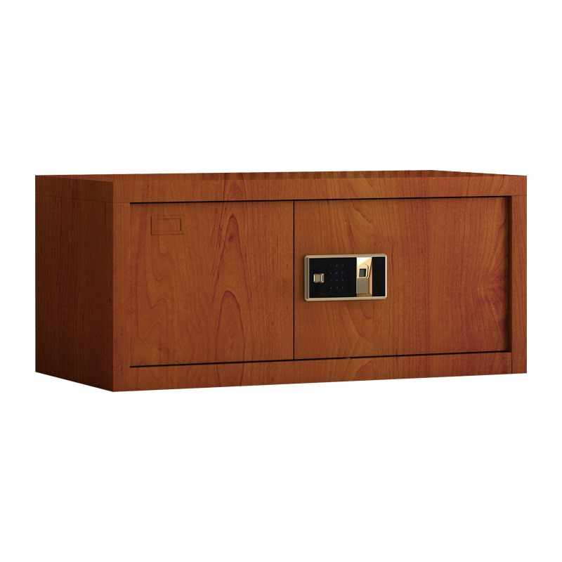 臻远 ZYJJ-80065 保密柜 顶柜红木纹指纹锁 长900*宽420*高400mm 单位:1台