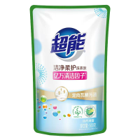 超能洗衣液柔顺舒适500g植萃低泡天然椰子油柔软亲肤家庭补充袋装