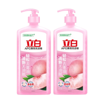 立白薄荷洗洁精清新祛味轻松去油APG洗洁精1.3kg*1瓶+魔力擦2块