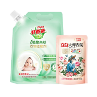 立白柔顺剂精华柔顺好爸爸柔顺剂1.08kg*1袋+大师液100g*1袋