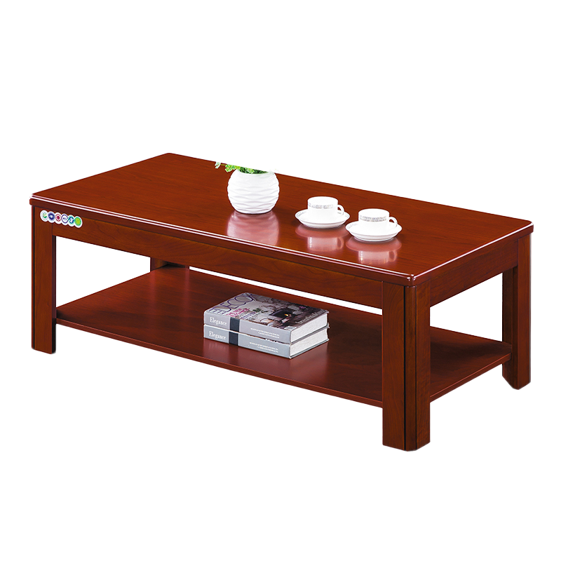 臻远 ZY051313 长茶几实木贴皮茶几 长1200*宽600*高430mm 单位:1张