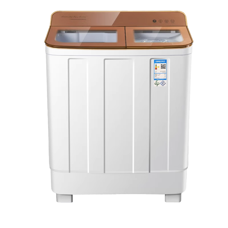 奥克斯洗衣机洗+脱23.5KG半自动大容量双缸双桶家用租房波轮小型迷你