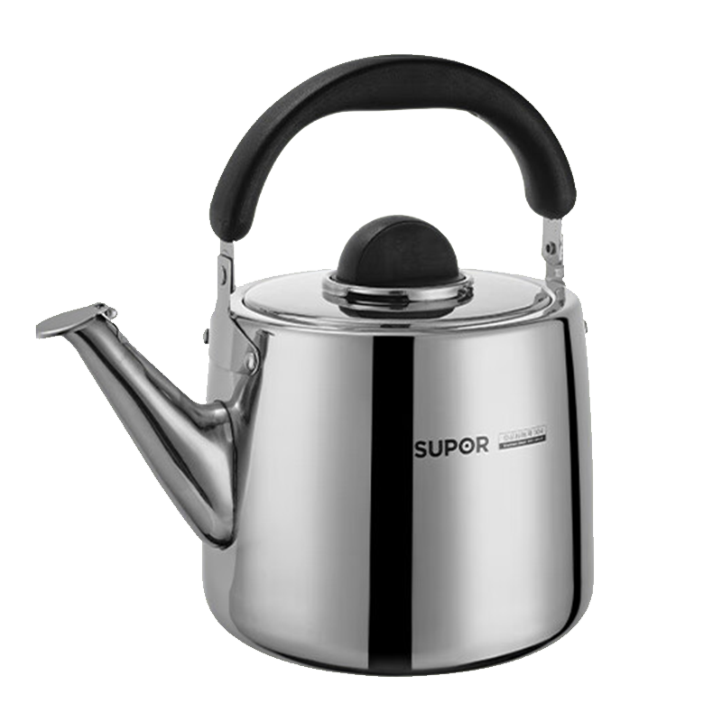 苏泊尔(SUPOR)鸣笛加厚304不锈钢烧水壶天燃气灶明火专用防尘防烫 热水壶大容量 大口径壶口 SS40P2 4L