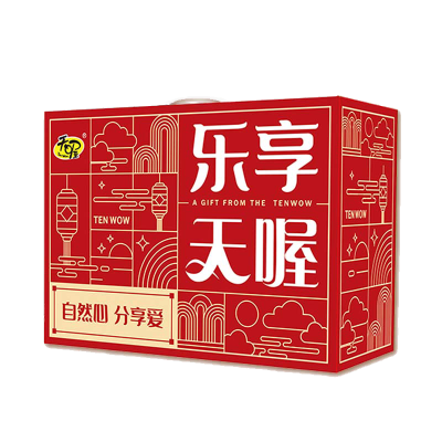 天喔乐享天喔肉肉礼1200g多口味卤味零食休闲零食组合礼盒装春节年货送礼团购