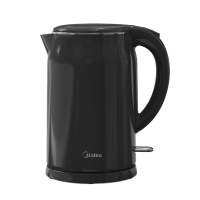 美的(Midea) 电水壶热水壶烧水壶家用双层防烫无缝内胆快速沸腾1.7L大容量 304不锈钢开水壶 SH17M301b