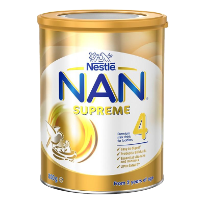至尊版原装进口 澳洲雀巢Nestle超级能恩superme 适度水解婴幼儿牛奶奶粉4段(2岁以上)800g