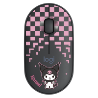 罗技(Logitech) LOGITECH PEBBLE无线鼠标 酷洛米联名款-棋盘