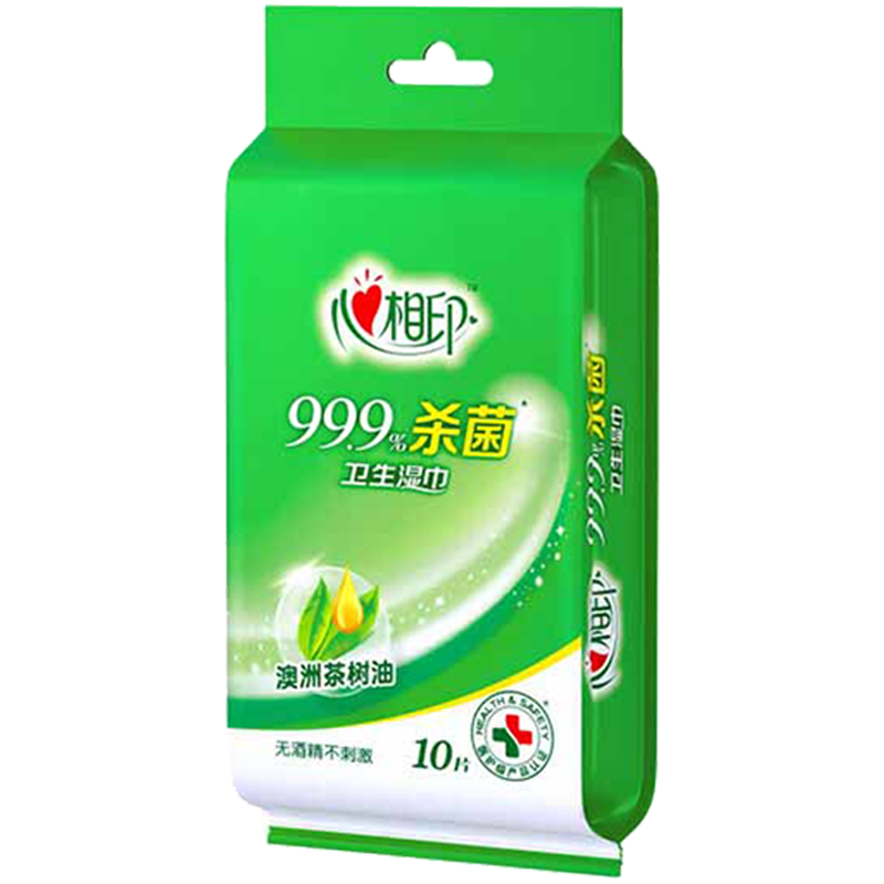 心相印湿巾卫生系列单片装消毒湿巾10片*3包XCA001