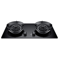 创维(Skyworth)燃气灶煤气灶双灶家用 5.2kW猛火灶具 智能定时 台式嵌入式钢化玻璃灶台Z201B天然气