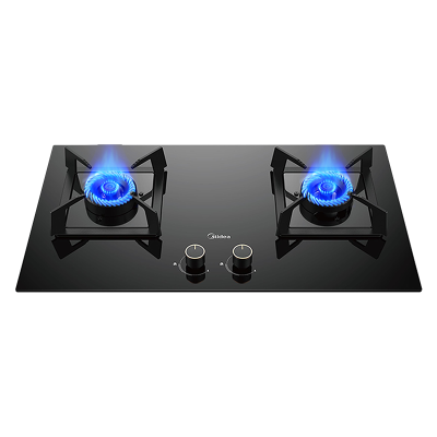 美的(Midea)燃气灶双灶Q310-M家用天然气灶煤气灶双灶5.2kW大火力大开孔大底壳灶具大面板猛火灶台天然气