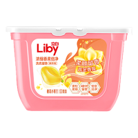 立白洗衣凝珠416g*3盒温和倍净小苍兰nz-xcl416-3(包装随机)