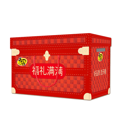 天喔福礼满满零食礼2351g多口味坚果炒货休闲零食组合礼盒装春节年货送礼团购