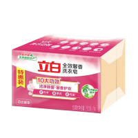 立白洗衣皂透明皂温和不伤手全效馨香洗衣皂200g*4块装