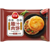 三全馅饼早餐半成品陕西风味腊汁肉饼*1袋3片