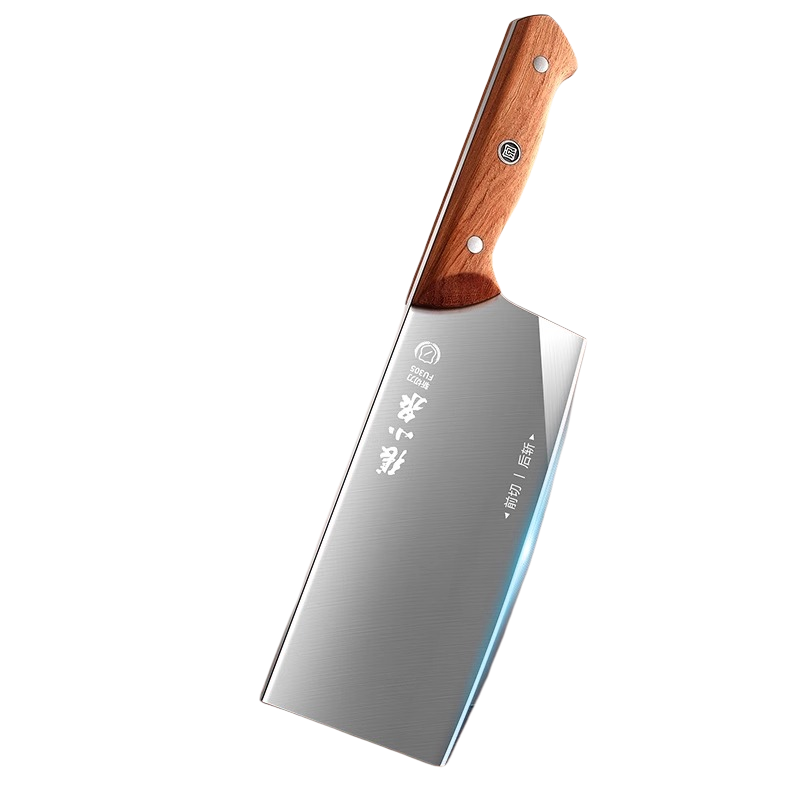 张小泉家用斩切两用刀厨师专用不锈钢菜刀厨房锋利刀具正品X7163