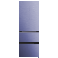 新飞冰箱法式四开门 超薄家用智能高端小冰箱339升 一级能效变频风冷无霜BCD-339WG7D