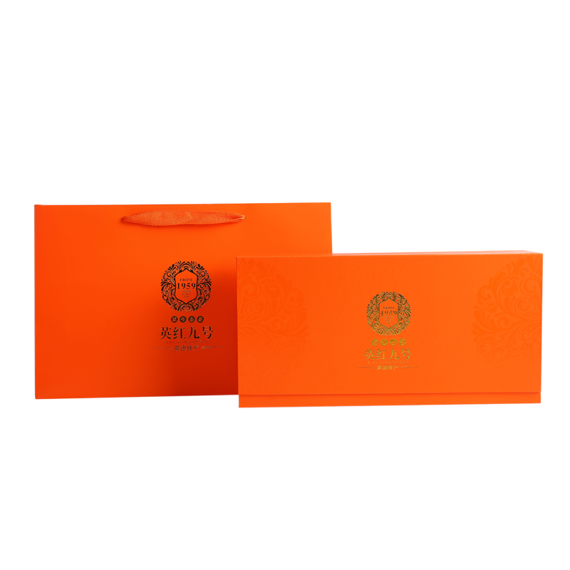 买1发2盒 礼盒装红茶 英红九号茶叶 英德特产散茶浓香型英红9号 节日送礼礼盒装250克