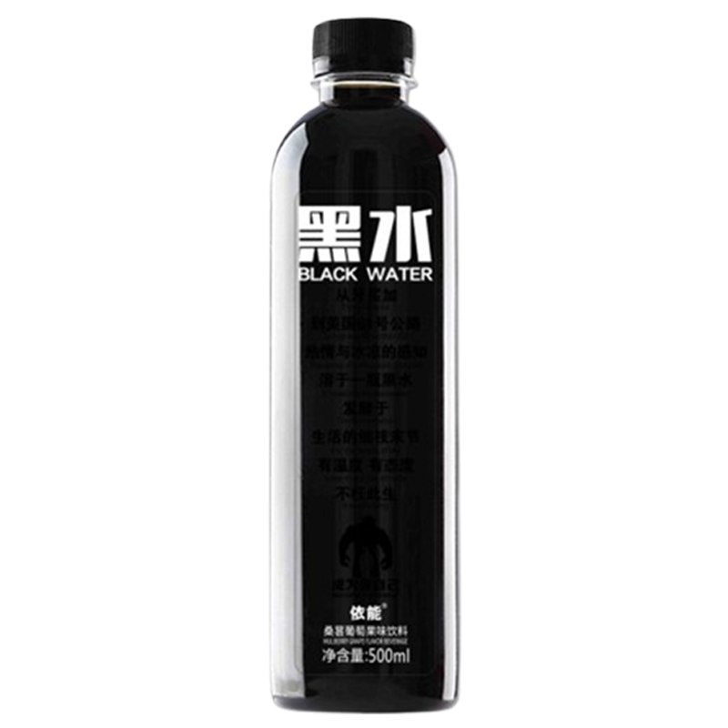 依能果味黑水果味饮料个性饮品产品葡萄味500ml*12瓶