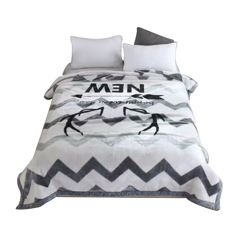 拉舍尔毛毯-一鹿有你