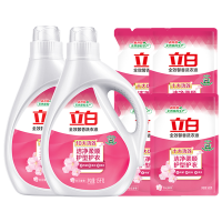 立白洗衣液深层去渍留香护色全效馨香洗衣液1.5kg*2瓶+500g*4袋
