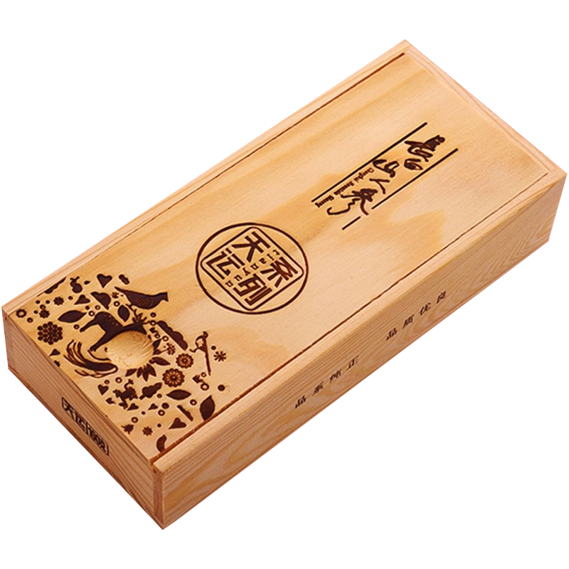 长白山人参模压红参无糖模压红参天运木盒100g*1盒