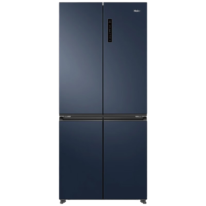 海尔(Haier)十字对开冰箱501升风冷无霜冰箱四开门节能新一级能效双循环黑金净化BCD-501WLHTD58B9U1