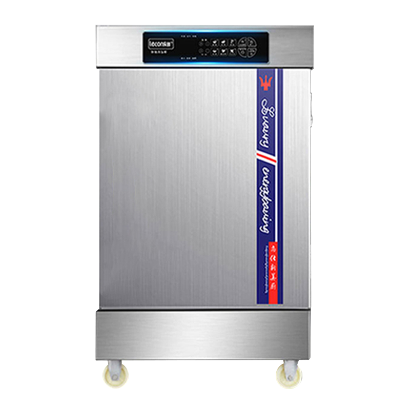 乐创/Lecon 商用蒸饭柜电蒸箱蒸饭车全自动智能定时 食堂燃气蒸饭机蒸包炉家用小型不锈钢蒸柜十盘 智能微电脑款